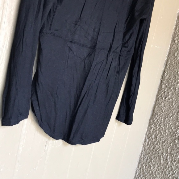 Madewell long sleeve black top - Picture 7 of 9